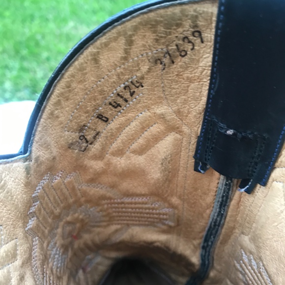 Sandiego Boots western Embroidered Leather Cowboy Boots coastal cowgirl boho - Picture 3 of 5